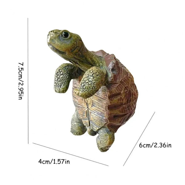 Tortoise Plant Pot Ornament