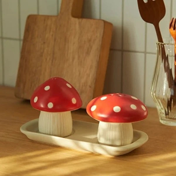 Toadstool Salt and Pepper Shakers