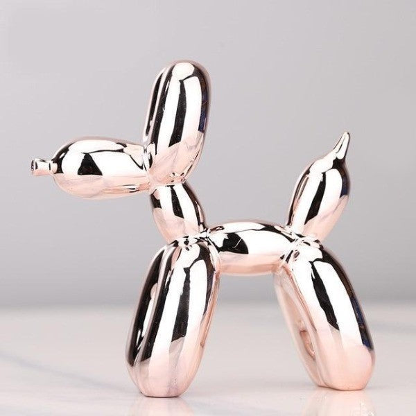 Resin Balloon Dog Ornament - Precious Metals Collection (Assorted Colours)