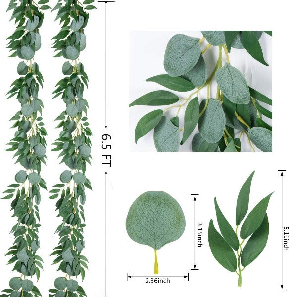 best fake eucalyptus garland