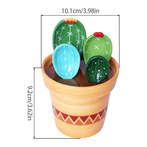 cactus measuring spoons