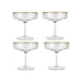 champagne coupe glasses