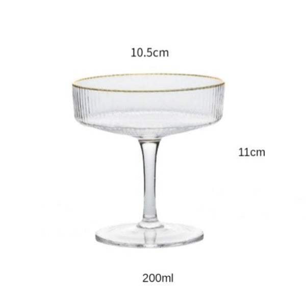 champagne coupe vintage