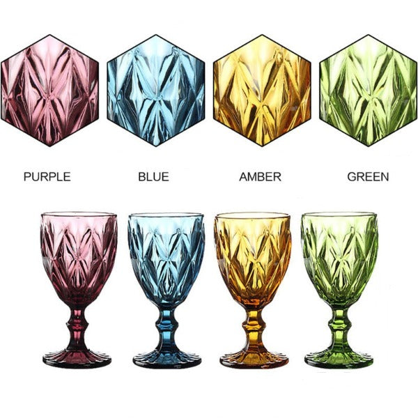 colourful glassware