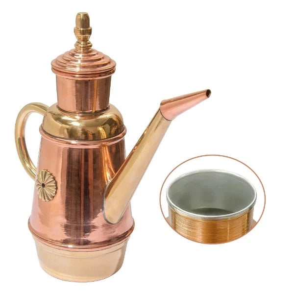 copper oil cruet