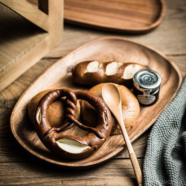 decorative wooden serving trays