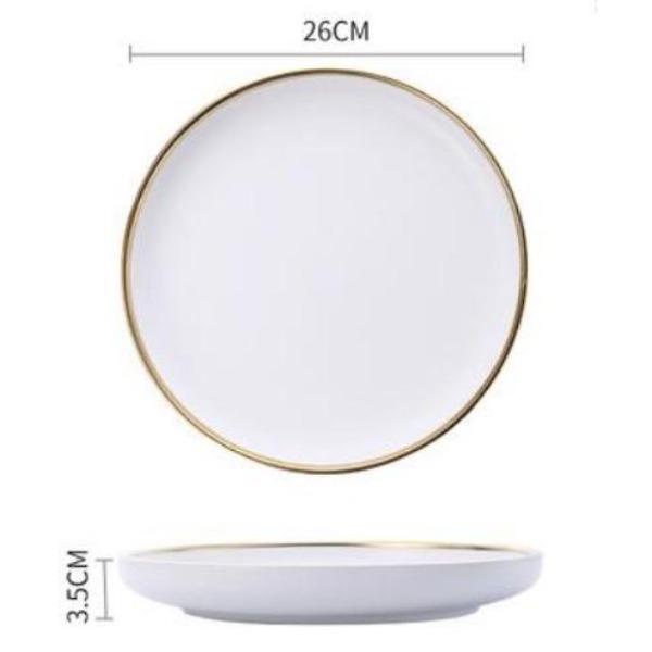 Minimalistic Plate Collection - White