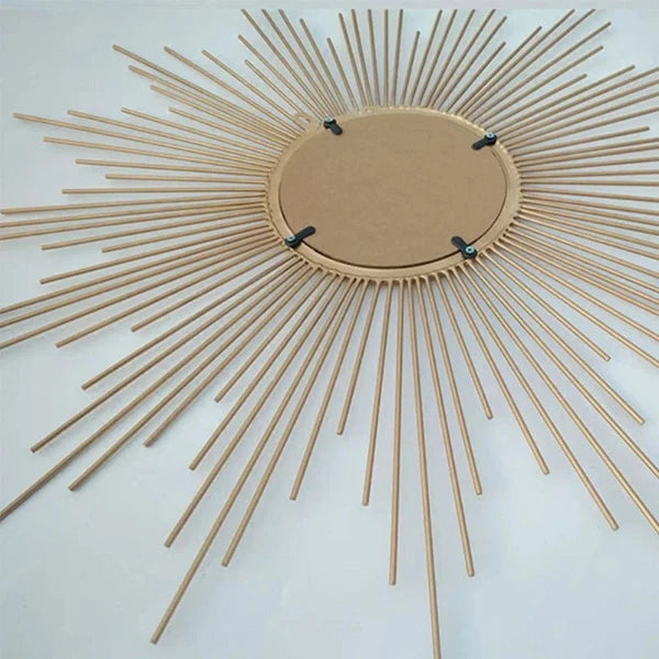 gold sunburst mirror