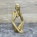 gold statue decor