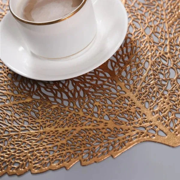 leaf shaped placemat