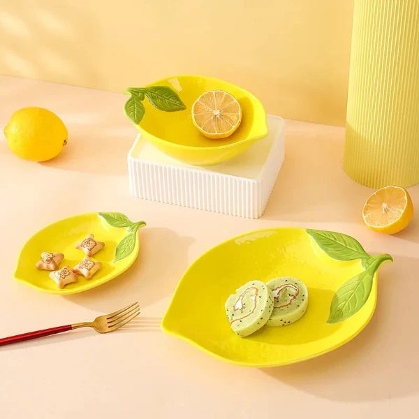 lemon serving platter