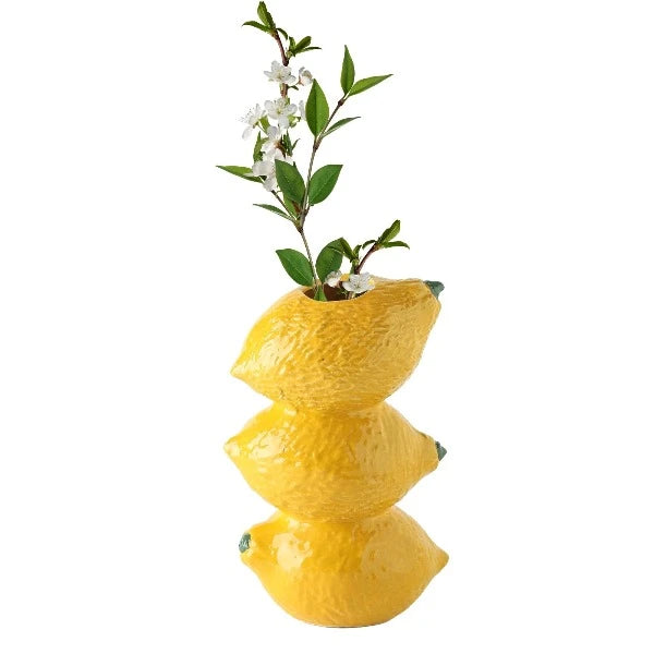 lemon vase