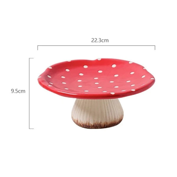 mushroom cake stand