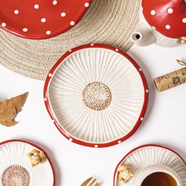 mushroom dinnerware