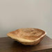 natural wooden bowl