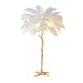 ostrich feather floor lamp