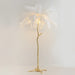 ostrich feather lamp