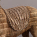 resin rattan horse statue