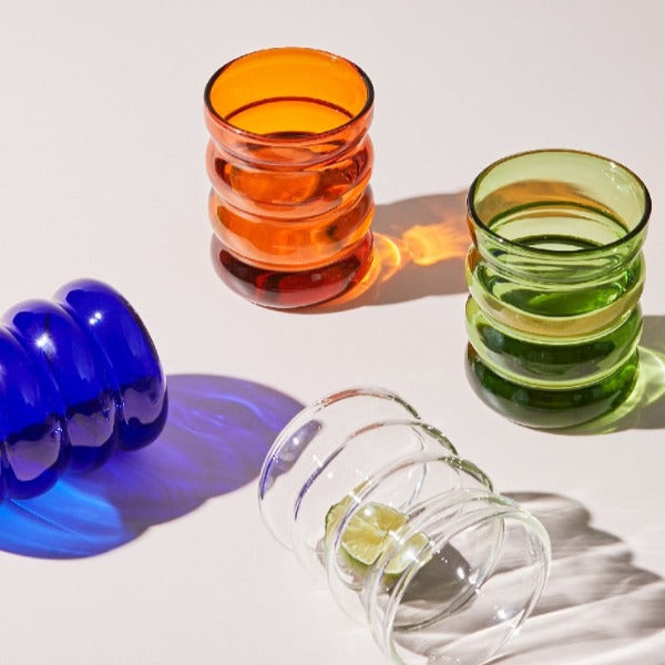Ripple Glass (Assorted Colours) — Habitarē Home & Garden