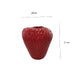 strawberry flower vase