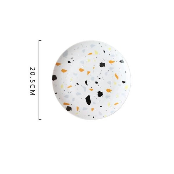 terrazzo dinnerware