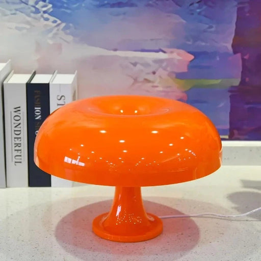 vintage 70s mushroom lamp