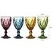 vintage coloured glassware