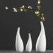 white ceramic vase set