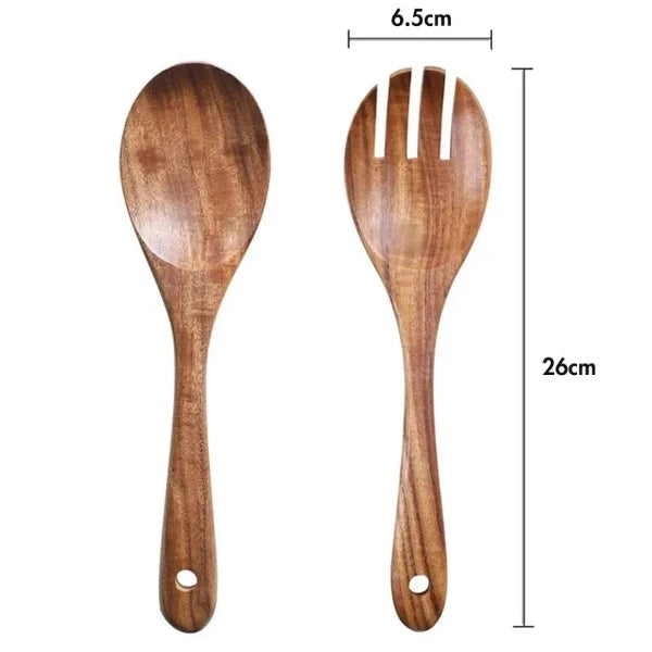 wood Salad Server