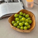 wooden fruit bowl