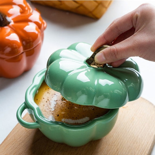 Ceramic Pumpkin Dish