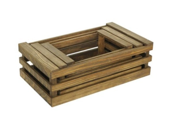 Wooden Crate Storage Box Set