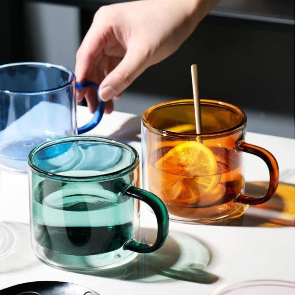 Prismatic Double-Walled Mug