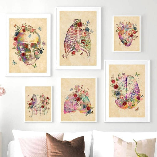 Quality Wall Art Collection of the human skeleton