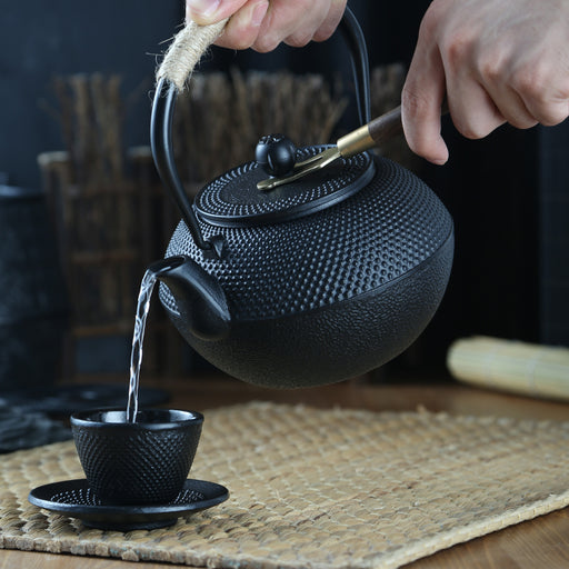 Japanese style cast iron teacups