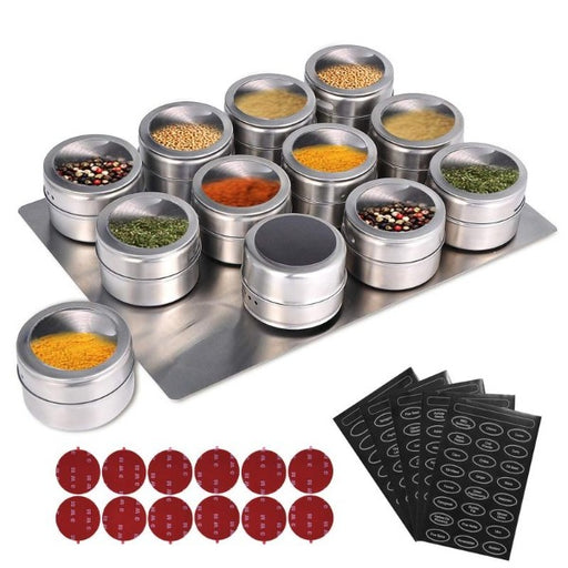 Set of Magnetic Spice Jars