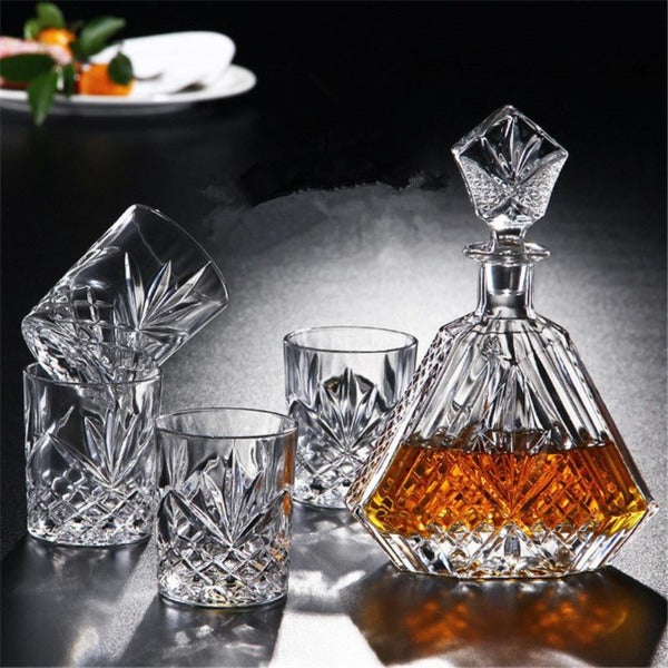 Whisky Decanter and Tumblers