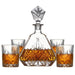 Artisanal Whisky Decanter and Tumblers Set