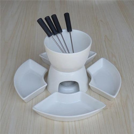 Ceramic Chocolate Fondue Set