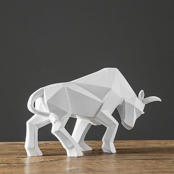 Resin Bull Sculpture