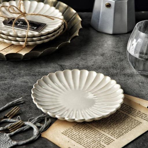 Fika Dessert Plates  Vintage Ceramic Dessert Plates — Habitarē