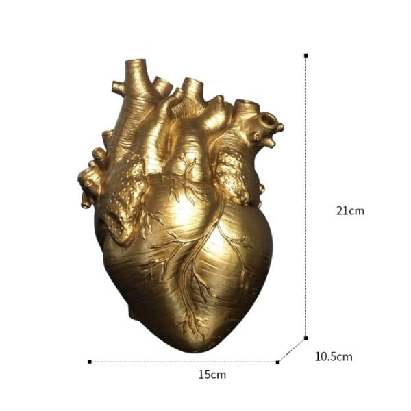 Anatomical Ceramic Heart Vase