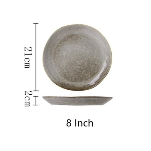 Japanese Style Ceramic Plate