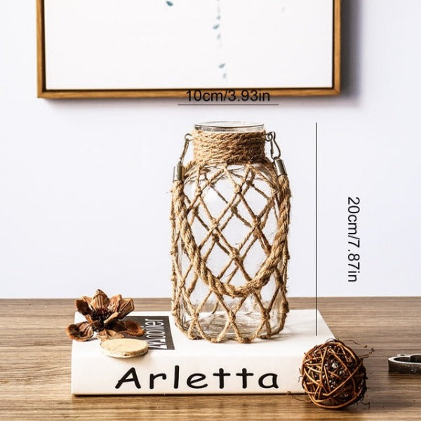 Rustic Jute Vase