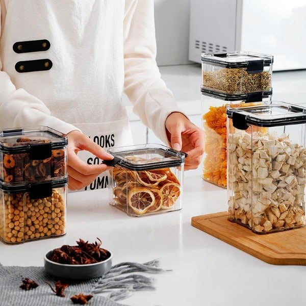 Stackable Pantry Storage Containers (Assorted Sets)