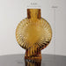 Vintage Amber Glass Vase Australia