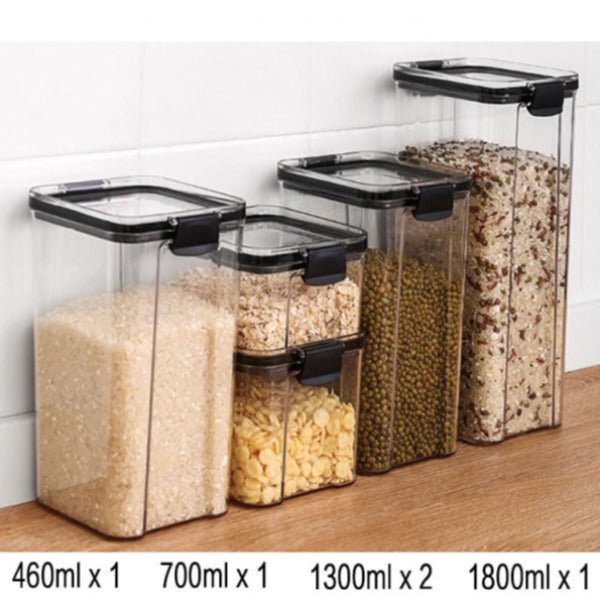 Stackable Kitchen Container Stackable Pantry Storage Containers | Kitchen Storage Containers ...