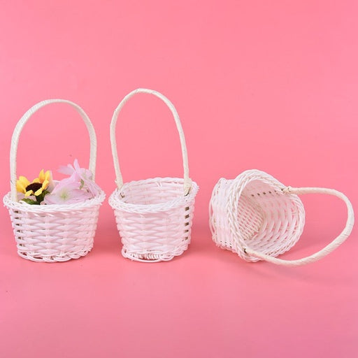 Handwoven Rattan Basket 
