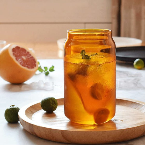 Soda Can glass tumbler set of 2