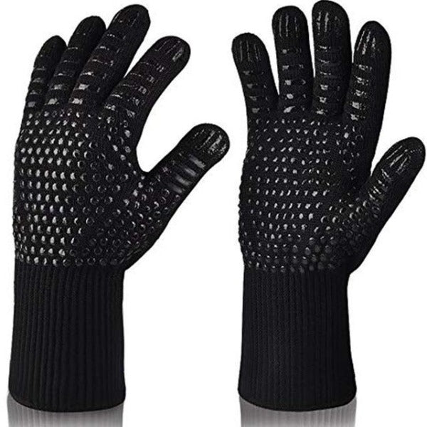 Heat Resistant BBQ Gloves | Kevlar Laced Protective Handwear – Habitarē ...